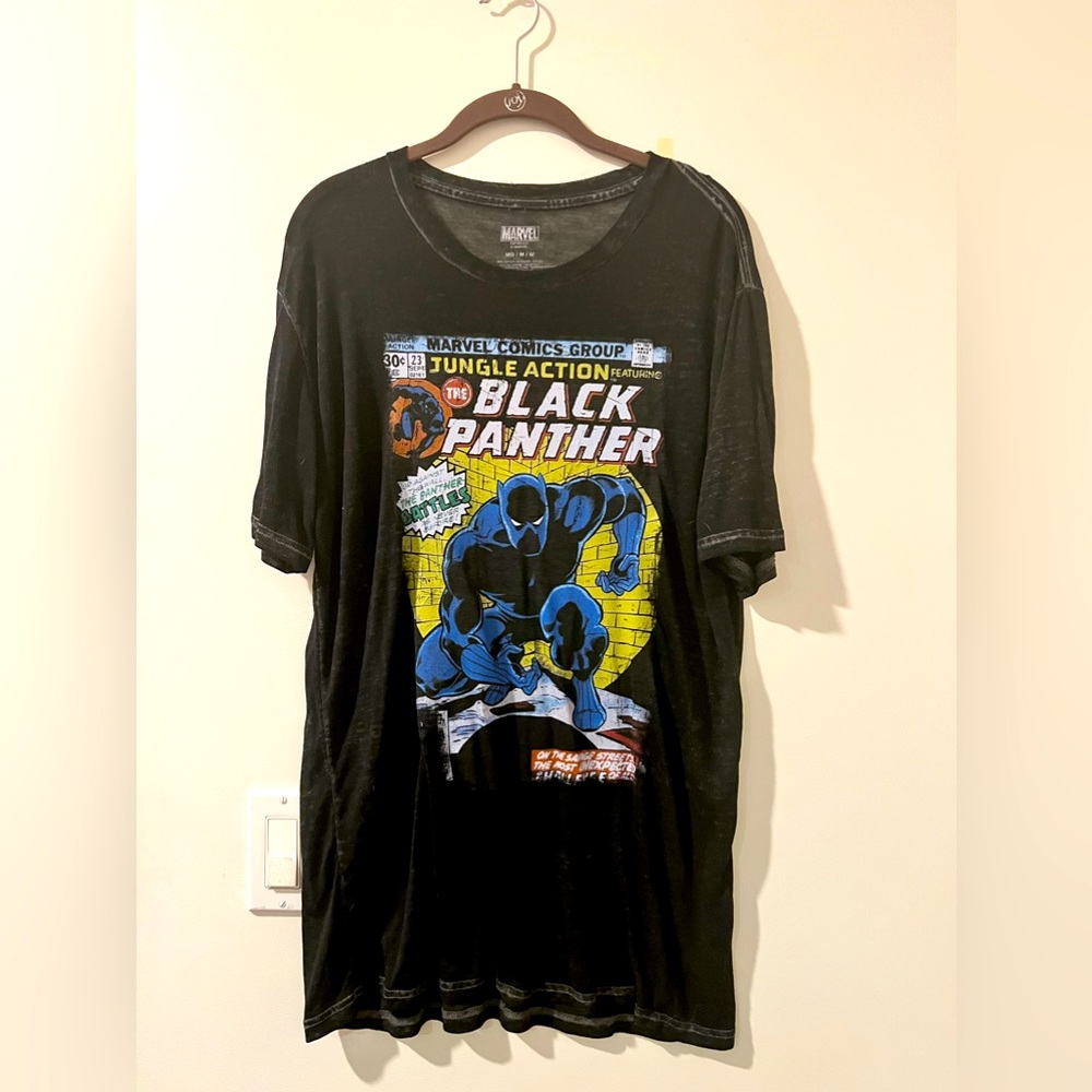 Marvel Comics Black Panther Tissue T-Shirt Sz. Medium